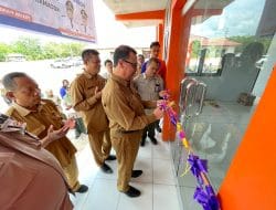 BPBD Kutim Gelar Peresmian Posko Dalkarhutla Kecamatan Teluk Pandan