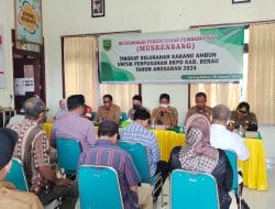 Musrembang Tingkat Kelurahan di Gelar, Lurah Harapkan Usulan Kelurahan dan Aspirasi Masyarakat Dapat di Realisasikan Pemkab Berau
