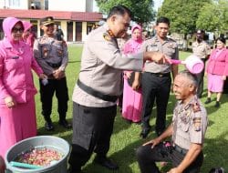 Polres Berau gelar Syukuran Atas Kenaikan Pangkat 49 Personil
