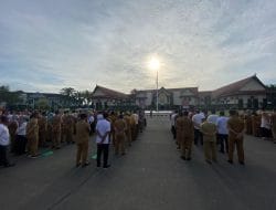 Gelar Apel Perdana; Bupati Harapkan 18 Program Selesai di Tahun 2023 dan Maksimalkan Pelayanan Sebagai Abdi Negara