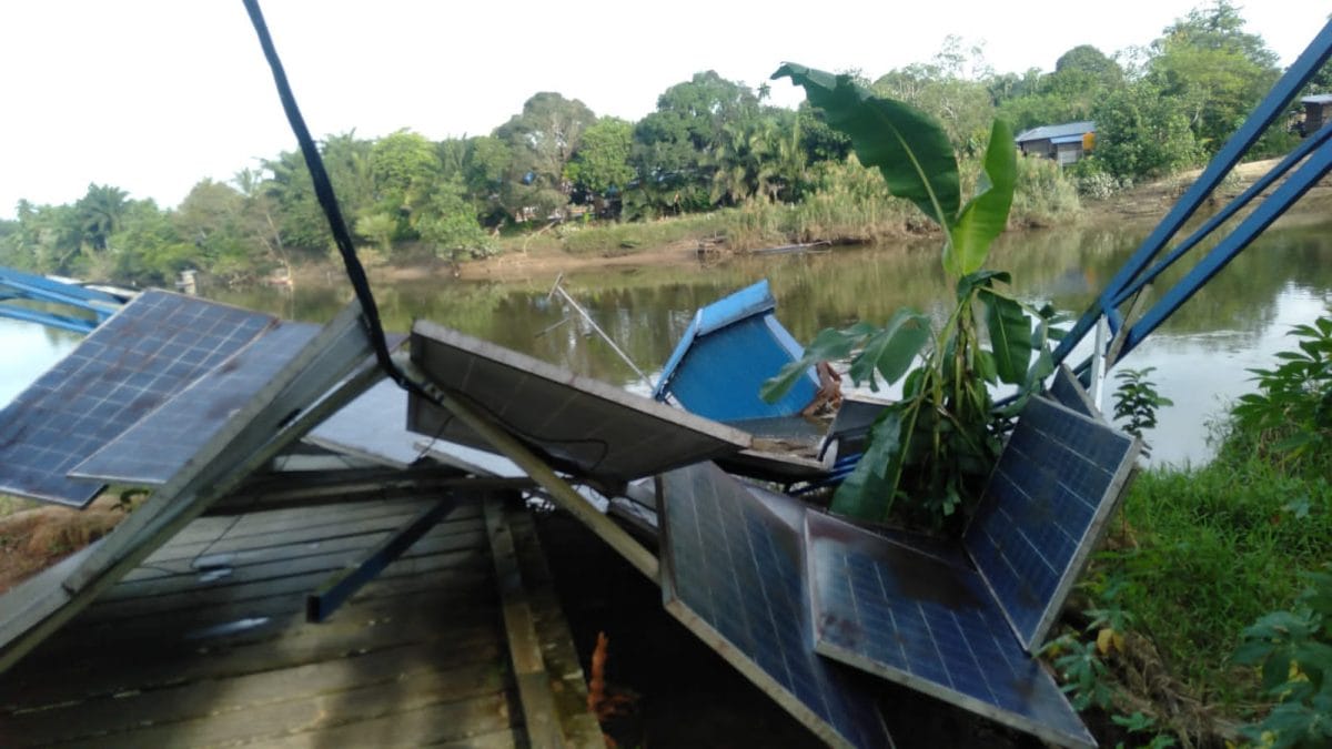 Tergerus Air, Intake PDAM Unit Segah Longsor Dan Alami Kerusakan