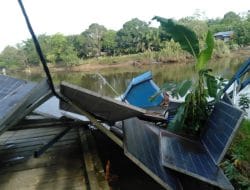Tergerus Air, Intake PDAM Unit Segah Longsor Dan Alami Kerusakan