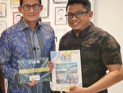 Temui Sandiaga Uno, Ketua UMKM Berau Ceria Berharap Sandiaga Uno Datang ke Berau