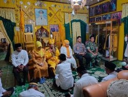 Danramil Gunta Hadiri Prosesi adat Manguati Banua dan Pembukaan Turnamen Ketapel HUT Kelurahan Gunta Ke-19