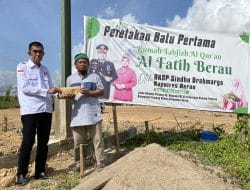 Ketua DPD Partai Perindo Berau H.Agus Uriansyah Salurkan Bantuan Pembangunan Rumah Tahfiz Al-Qur’an Al-Fatih
