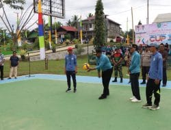 Buka Turnamen Camat Sangkulirang Cup 1, Kasmidi ; Upaya Bersama Kembangkan Olahraga Bola Voli di Kutim