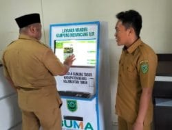Sambangi Kampung Merancang Ilir, Wabup Apresiasi Aplikasi Layanan Mandiri