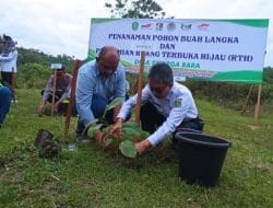 Jaga Kualitas Iklim Lingkungan, Bupati Kutim Resmikan RTH dan Tanam Pohon Endemik Kalimantan