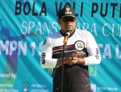 Buka Turnamen Bola Voli Putra Spansatara Cup, Kasmidi Berharap Akan Lahir Atlet Potensial