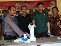 Jelang Lebaran, Polres Berau Kembali Musnahkan Sabu 5,571 Gram Dengan Cara di Blender