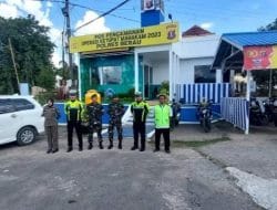 Personel Kodim 0902/BRU Tingkatkan Pengamanan Arus Balik Lebaran Tahun 2023