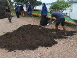 Kecamatan Gunta, Warga dan perusahaan Gotong Royong Perbaiki Jalan Rusak di RT 06