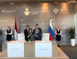 Indonesia dan Rusia Menandatangani Memorandum of Understanding (Nota Kesepahaman) Kerjasama di Bidang Hukum