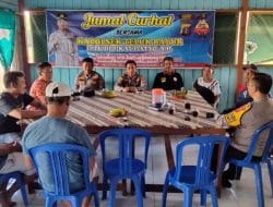 Begini Penyampaian Kapolsek Teluk Bayur kepada Masyarakat di Kegiatan Jumat Curhat