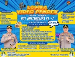 Polres Kutim Gelar Lomba Video Pendek Dalam Rangka HUT Bhayangkara Ke 77