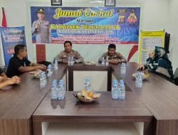 Melalui Jumat Curhat Polsek Teluk Bayur Bahas Kesiapan Jelang Pemilu 2024