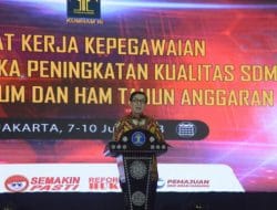 Yasonna Minta Pegawai Kemenkumham Ubah Mindset : Cepat Berikan Pelayanan kepada Masyarakat
