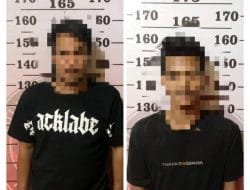 Nyabu Dulu, Mau Mengedarkan Keduluan Ditangkap Polisi, 2 Pria Diamanan Polsek Teluk Bayur