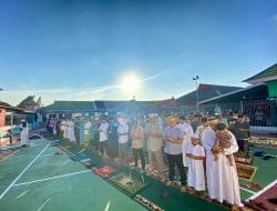 Rutan Tanjung Redeb Melaksanakan Sholat Idul Adha dan Pemotongan Hewan Kurban dengan khidmat
