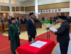DPRD Berau Gelar Rapat Paripurna Pengambilan Sumpah Jabatan Penggantian Antar Waktu (PAW) Anggota DPRD Berau, Ismail Mustaming, Sah, Menggantikan Jasmine Hambali