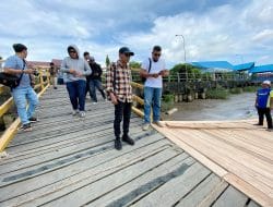 Turun langsung ke Lapangan, M.Ichsan Rapi Harapkan Kejelasan Informasi Penutupan Jembatan Sambaliung, Jangan Buat Masyarakat Resah dan Panik