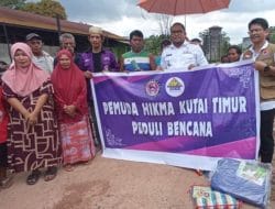 HIKMA Kutim Salurkan Bantuan Untuk Korban Kebakaran di Sangatta Utara