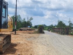 Dinas PUPR Berau Ganti Jembatan (bailley)  Samburakat-Sembakungan Jadi Jembatan Permanen