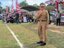 Bupati Ardiansyah Secara Resmi Membuka Turnamen Olahraga Camat Cup 2023 di Rantau Pulung