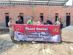 Bakti Sosial Alumni SIP’ 45 Kaltimtara, Memberikan Donasi Pembangunan Yayasan Tahfiz Qu’ran AlFatih Berau