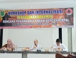 Sekda Berau Membuka Woorkshop Rencana Penanggulangan Bencana (RPB) Berau Tahun 2024-2028