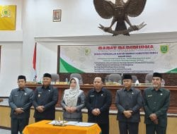 Tujuh Fraksi Setujui Penetapan Empat Raperda Pada Rapat Paripurna DPRD Berau