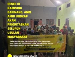 Reses III Kampung Bapinang, Andi Amir Ungkap Akan Prioritaskan Seluruh Usulan Masyarakat