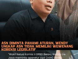 ASN Diminta Pahami Aturan, Wendy Ungkap ASN Tidak Memiliki Wewenang Koreksi Legislatif