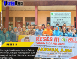 Peningkatan Kesejahteraan Petani, Peternak , hingga Peningkatan SDM Menjadi Aspirasi Di BPP Kecamatan Sambaliung.