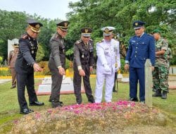 Peringati HUT TNI ke-78, Kodim 0902/BRU Gelar Ziarah Nasional di TMP Wijaya Kusuma
