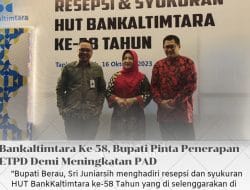 HUT Bankaltimtara Ke-58, Bupati Pinta Penerapan ETPD Demi Meningkatan PAD
