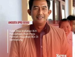 Tidak Bisa Andalkan BLK Perusahaan, Rudi Pinta Pemkab Wujudkan BLk Di Sambaliung