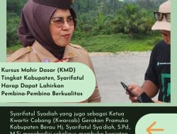 Kursus Mahir Dasar (KMD) Tingkat Kabupaten, Syarifatul Harap Dapat Lahirkan Pembina-Pembina Berkualitas
