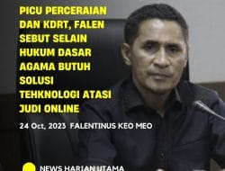 Picu Perceraian Dan KDRT, Falen Sebut Selain Hukum Dasar Agama Butuh Solusi Tehknologi Atasi Judi Online