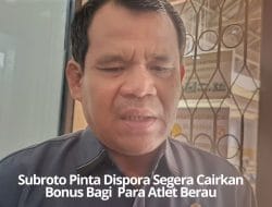Subroto Pinta Dispora Segera Cairkan Bonus Bagi Para Atlet Berau