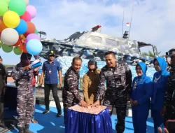 Bupati Kutim Dampingi Kunker Danlantamal XIII untuk Resmikan Proyek Kolam Renang Tirta Morowira