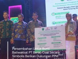 Persembahan Untuk Bumi Batiwakkal: PT Berau Coal Secara Simbolis Berikan Dukungan PPM Pada Penutupan Berau Expo 2023