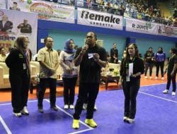 Open Tournament PBVSI Resmi Dibuka oleh Wabup Kutim Kasmidi Bulang