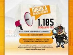 Bawaslu Kutai Timur Buka Rekrutmen Pengawas TPS untuk Pemilu 2024