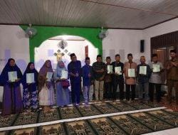 Wabup Kutim Apresiasi Pemerintah Desa Danau Redan dalam Pengurusan Sertifikat Tanah Pemukiman