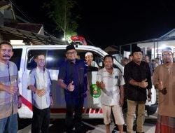 Tingkatkan Pelayanan Kemasyarakatan, Kasmidi Serahkan Satu Unit Ambulance di Gang Durian