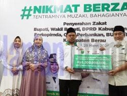 PT Berau Coal Serahkan Zakat,Infak,dan Sedekah Sebesar Rp 1,3 miliar