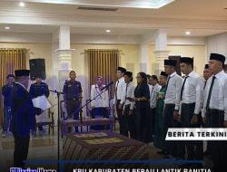 KPU Kabupaten Berau Lantik Panitia Pemungutan Suara di Tiga Kecamatan Kabupaten Berau