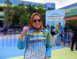 Ketua PBVSI Kutim Memberi Apresiasi Kepada Seluruh Siswa – Siswi yang Ikut Pertandingan SPANSATARA Cup II