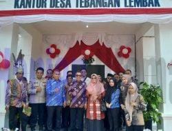 Peresmian Kantor Desa Tebangan Lembak oleh Bupati Kutim Ardiansyah Sulaiman